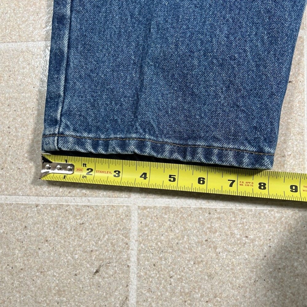 Carhartt Jeans 38x29 Mens 100% Cotton Tapered Leg B17DST Workwear - Picture 9 of 10
